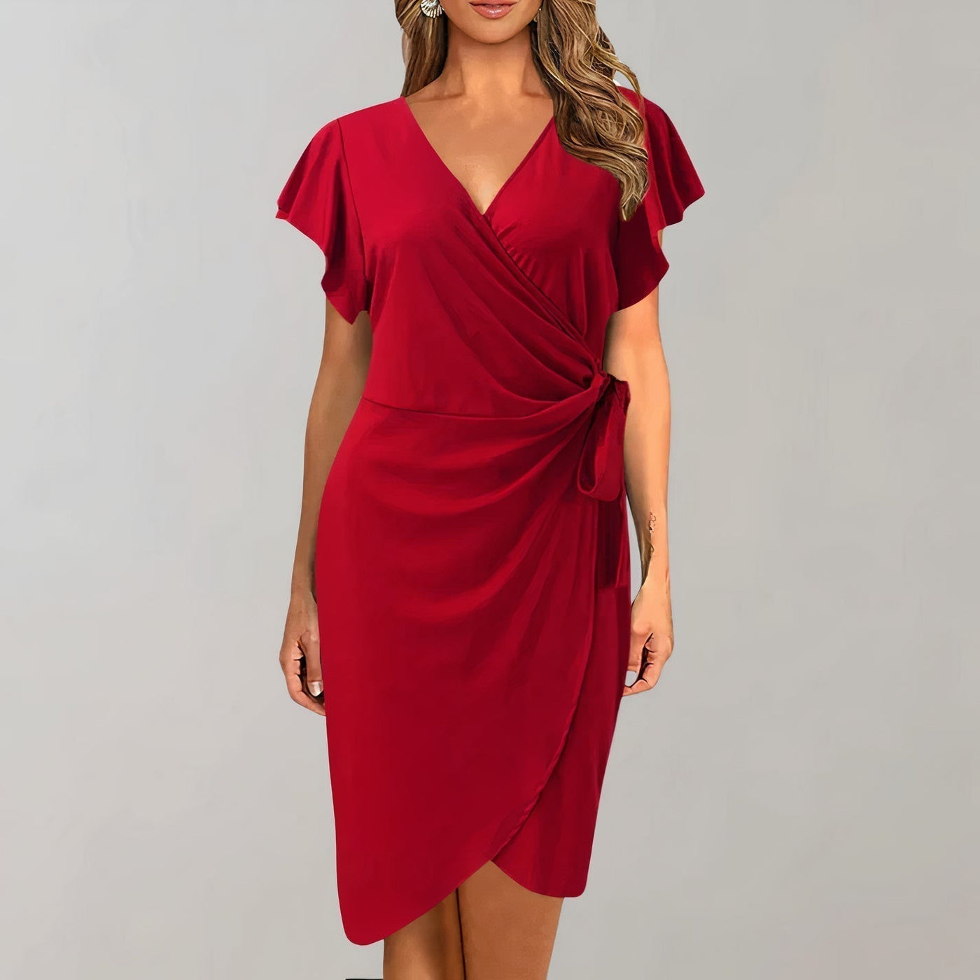 Arden | Robe portefeuille élégante au design sophistiqué et stylé pour femmes