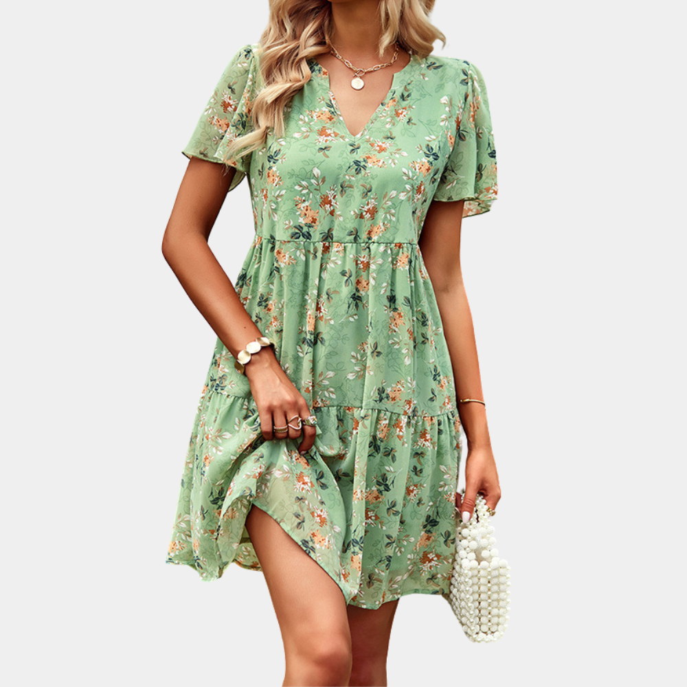 Anna - Robe à fleurs pour femme
