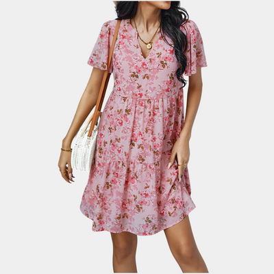 Anna - Robe à fleurs pour femme