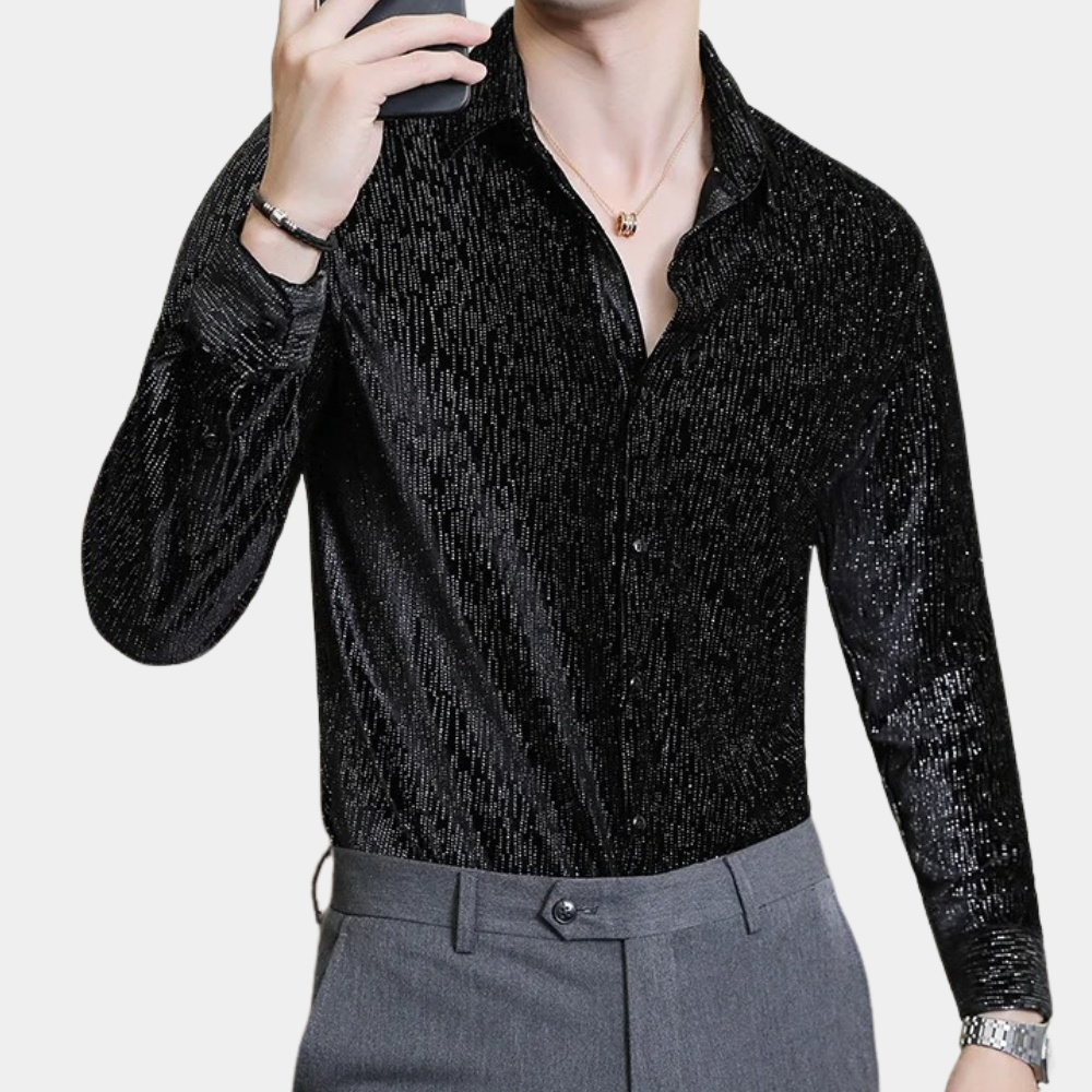 Cesare | Chemise Élégante à Boutons pour Hommes