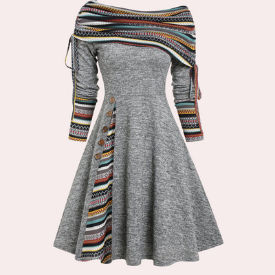 Félicité - Robe ajustable à épaules dénudées pour femmes