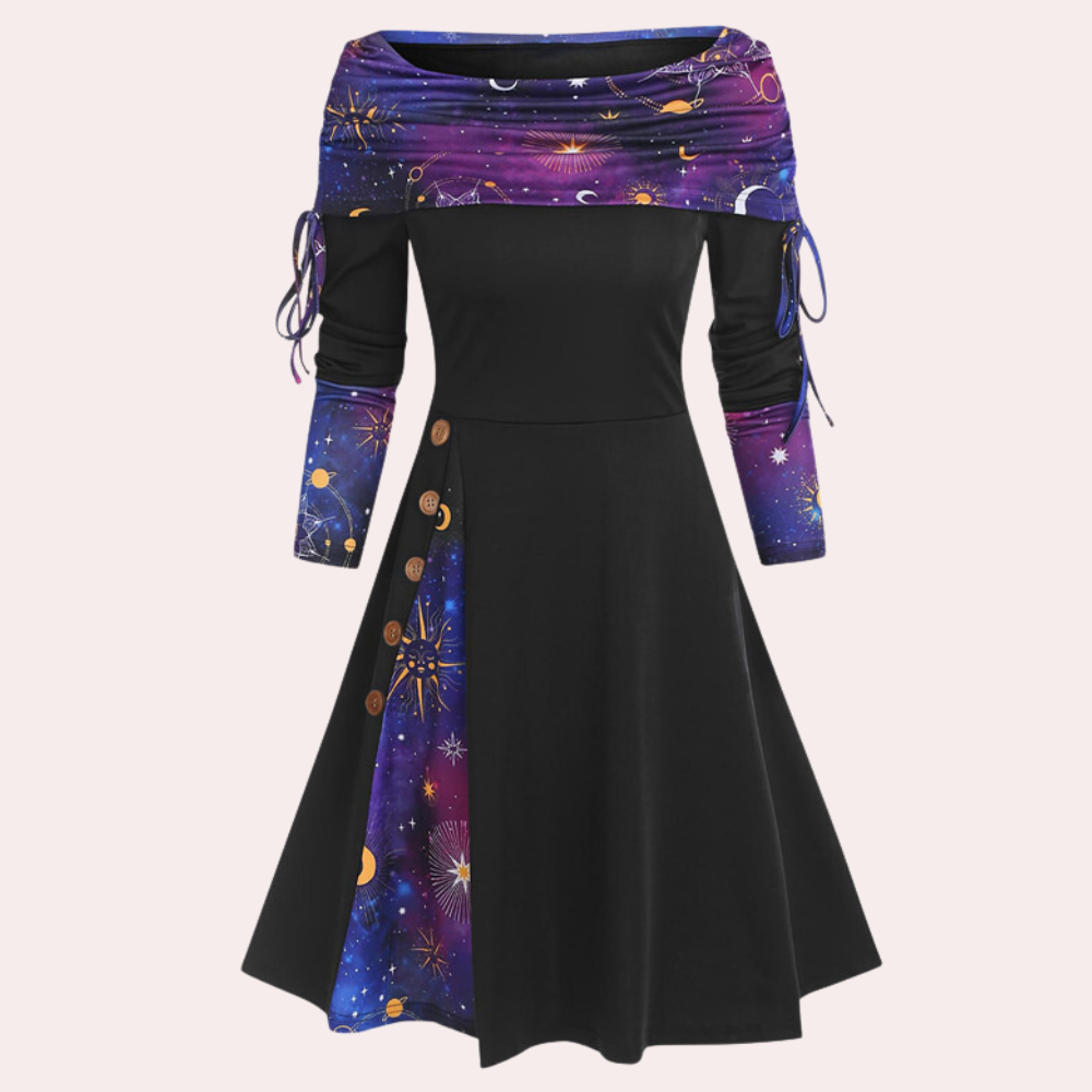 Félicité - Robe ajustable à épaules dénudées pour femmes