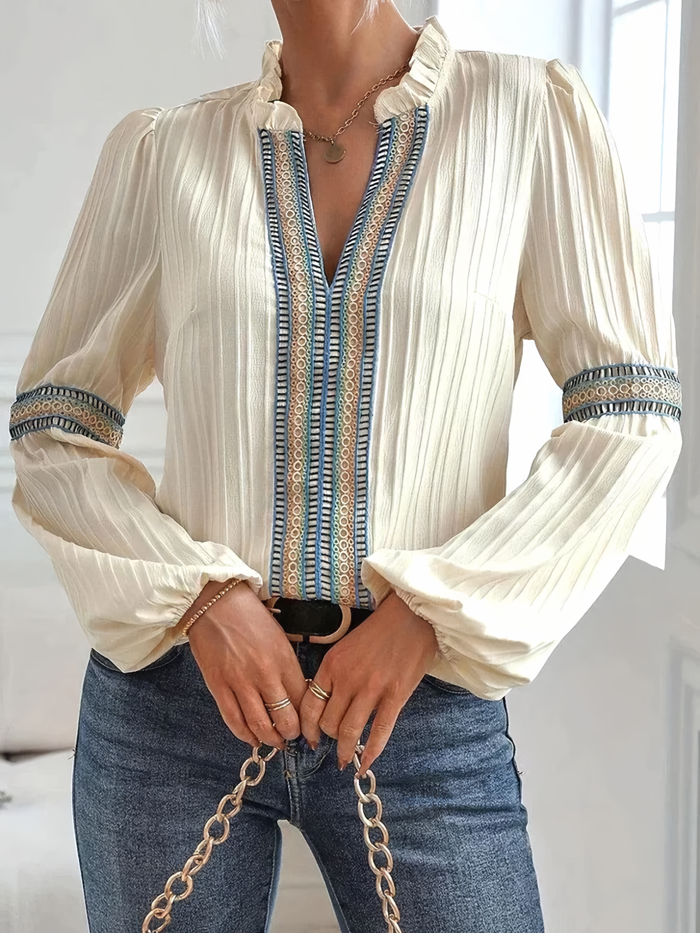 Ashley - Blouse Déclaration Boho