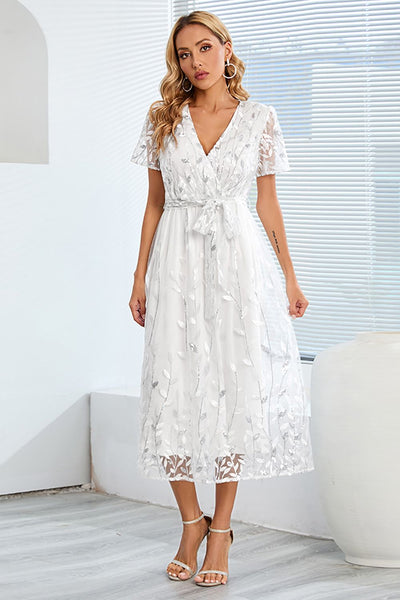 Velavie – Robe d’Été Élégante à Coupe Fluide pour Occasions Chic