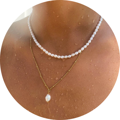 Pendentif Perle Baroque