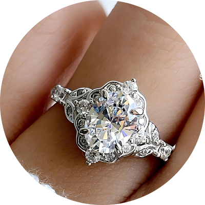 Bague design français en argent vintage .925