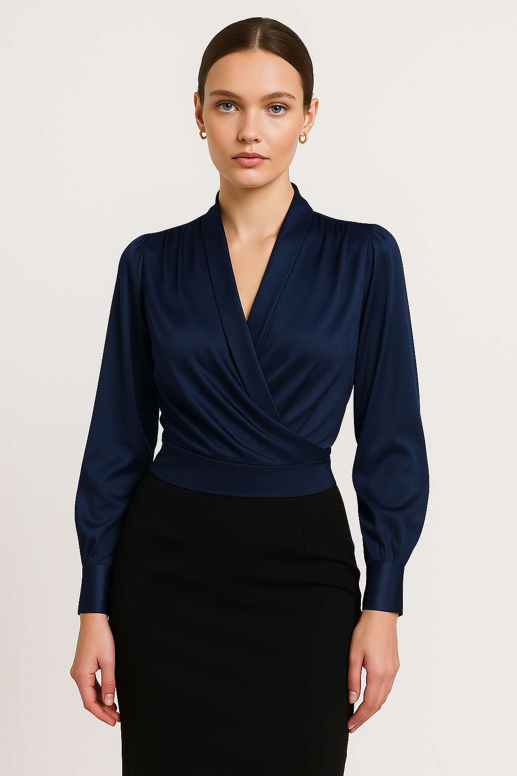 Florian | Chemisier L'enveloppe pour femme | long