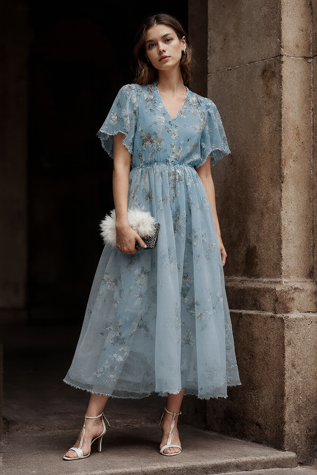 Almarie - Robe glamour flatteuse