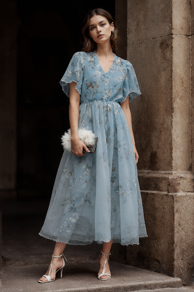 Almarie - Robe glamour flatteuse