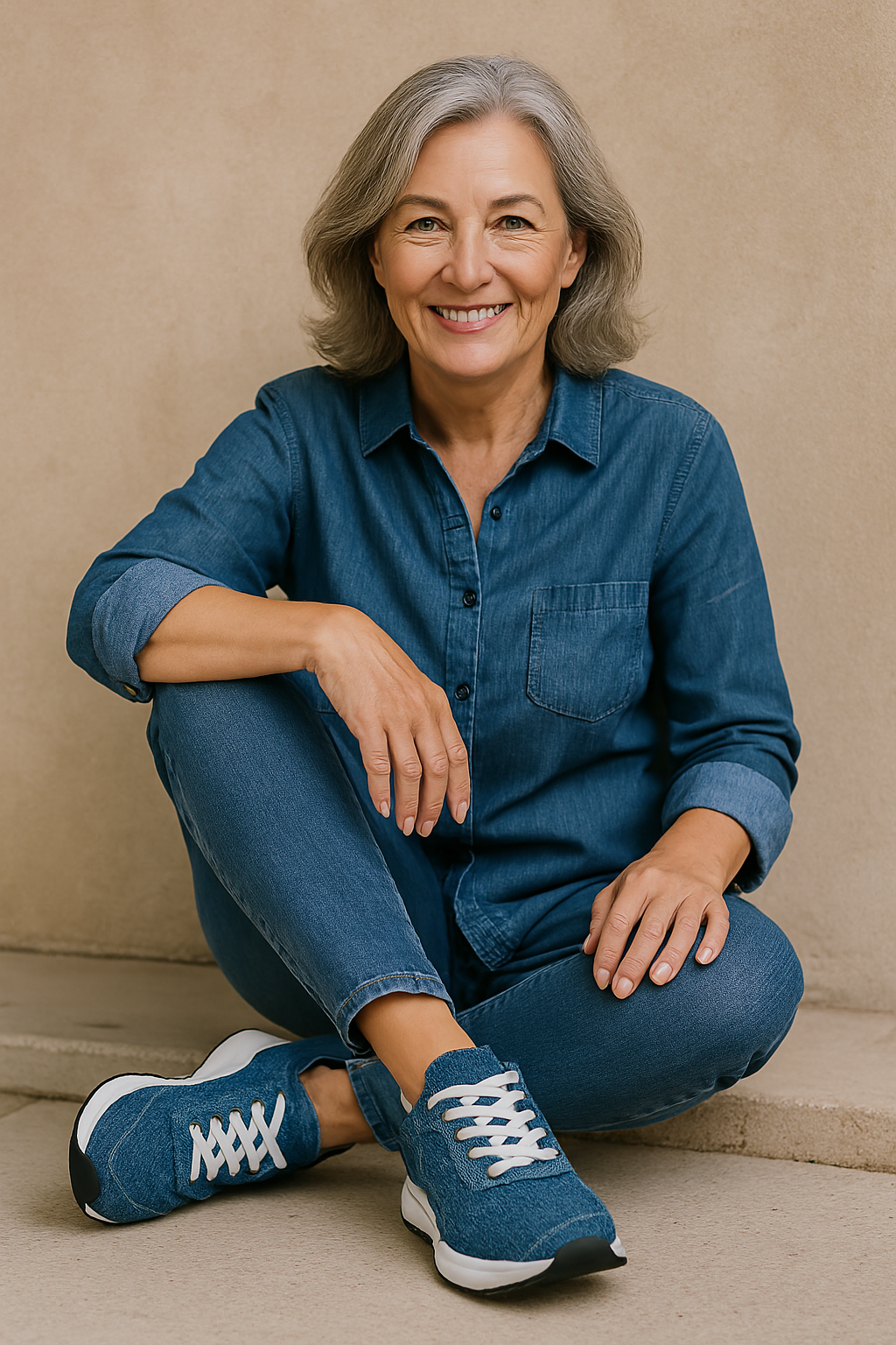 AtelierdeRocheParis™ - ComfortFit Denim Baskets Orthopédiques