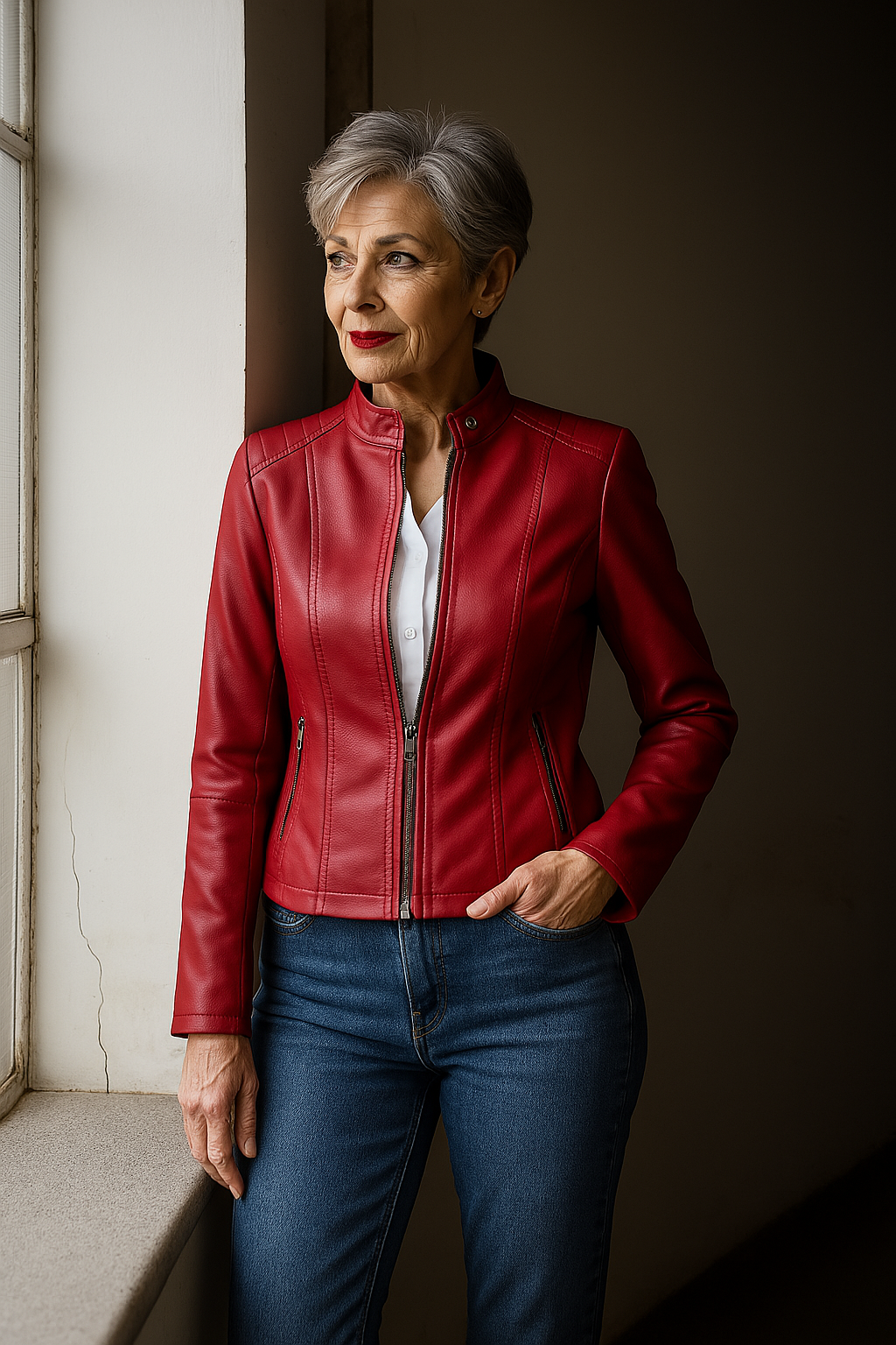 AtelierdeRocheParis™ | Veste de luxe en cuir pour femme