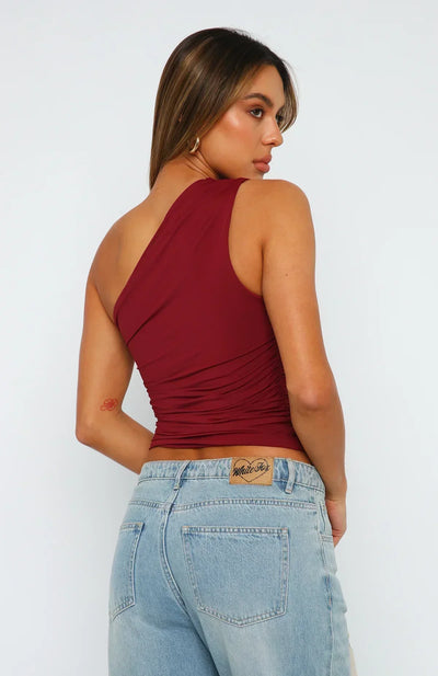 Florence | Top Une épaule pour femme | chic