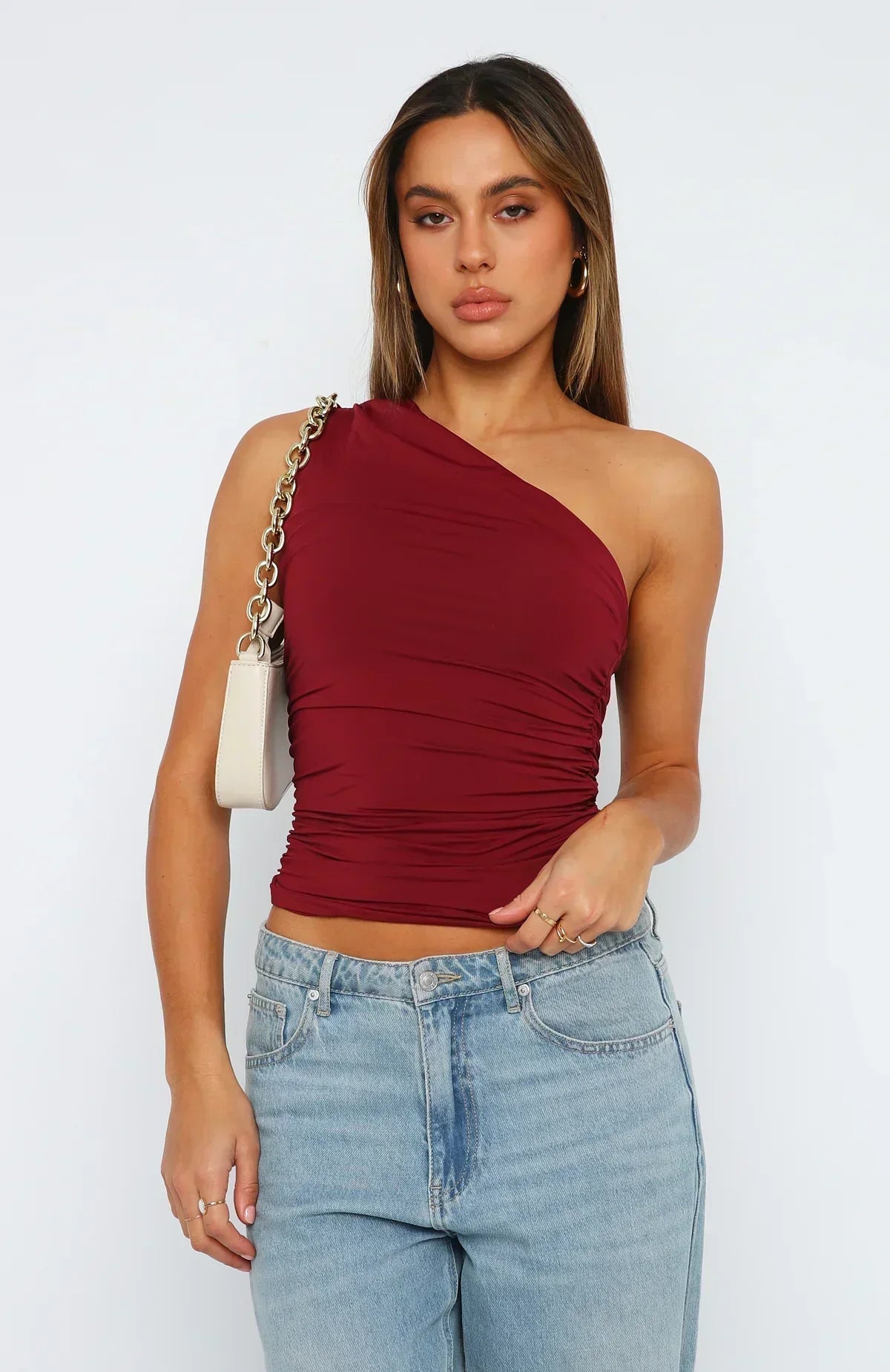 Florence | Top Une épaule pour femme | chic