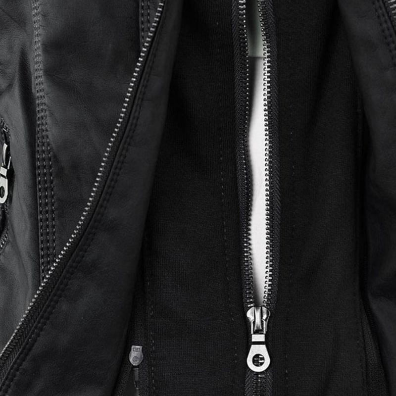 Veste de moto classique pour femme