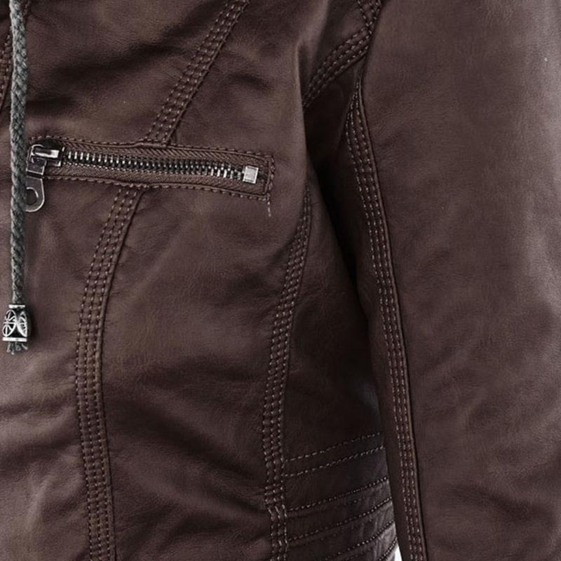 Veste de moto classique pour femme