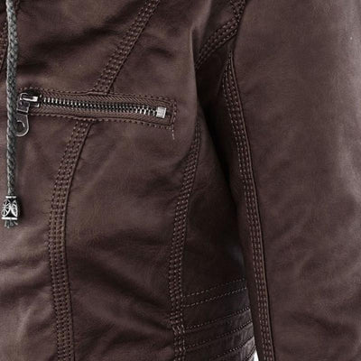 Veste de moto classique pour femme