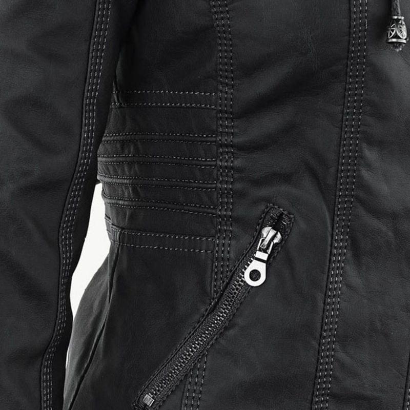 Veste de moto classique pour femme