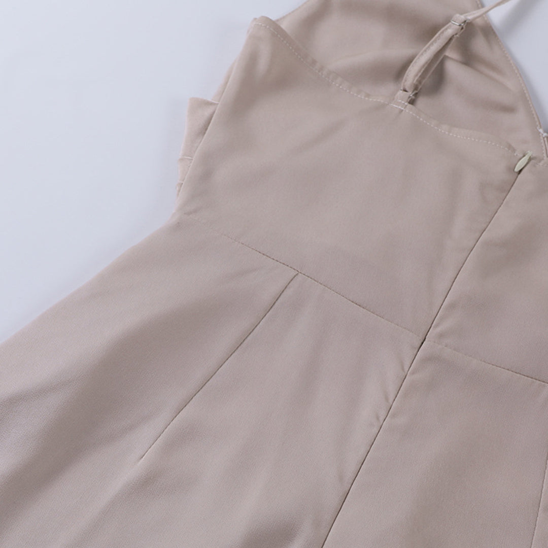Ophélie - Robe élégante avec décolleté en V et ceinture à la taille
