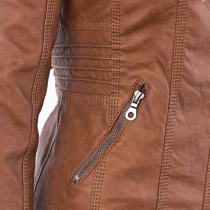Veste de moto classique pour femme