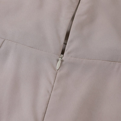 Ophélie - Robe élégante avec décolleté en V et ceinture à la taille