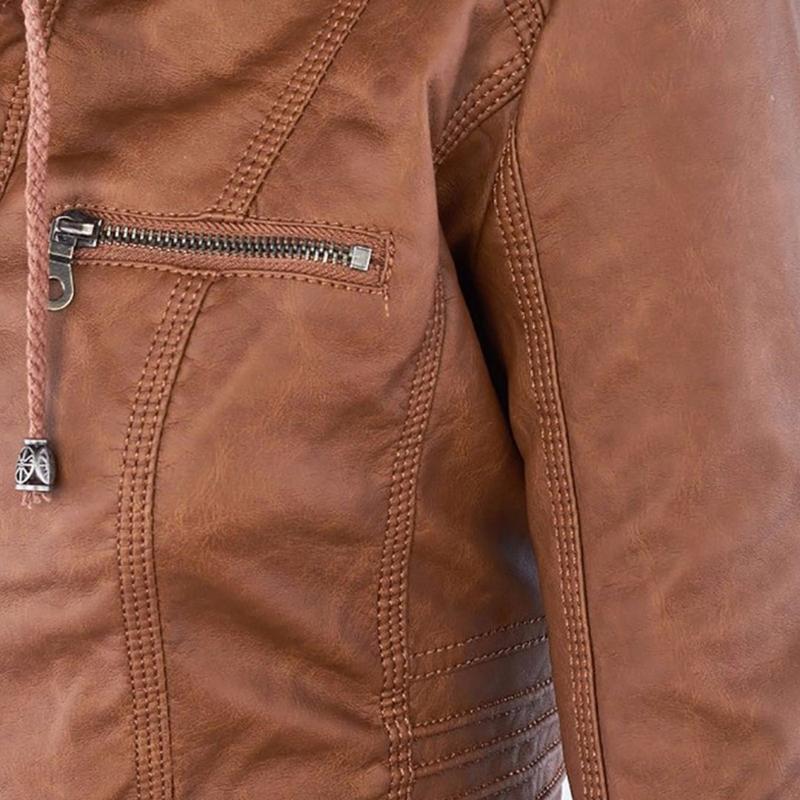 Veste de moto classique pour femme