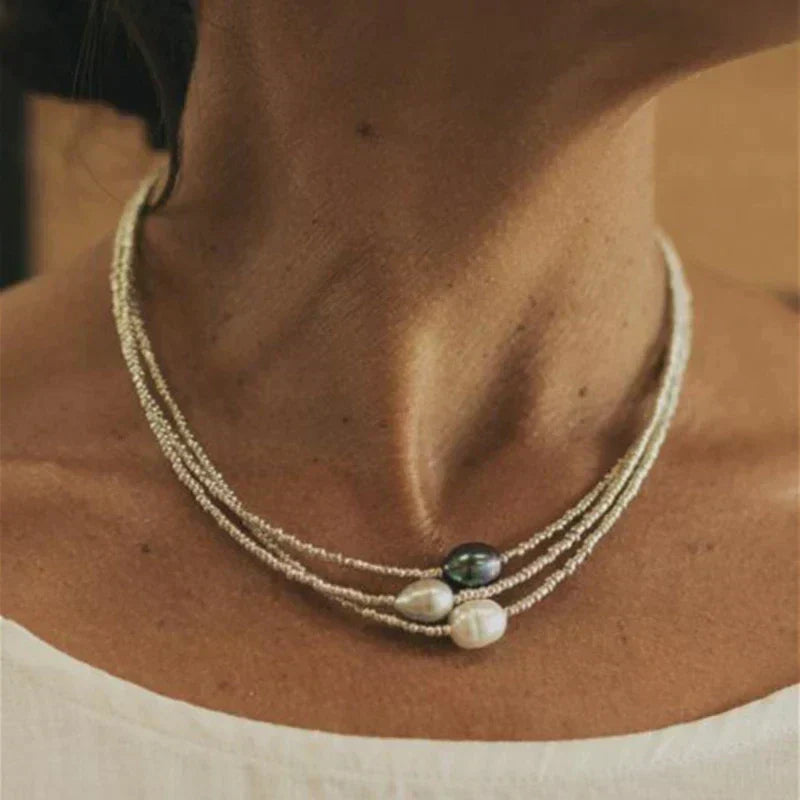 Lumière des Perles – Collier Élégant