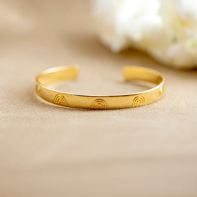 Edmonton Essence™ | Engraved Cuff Bracelet  
A motivational accessory for strength.