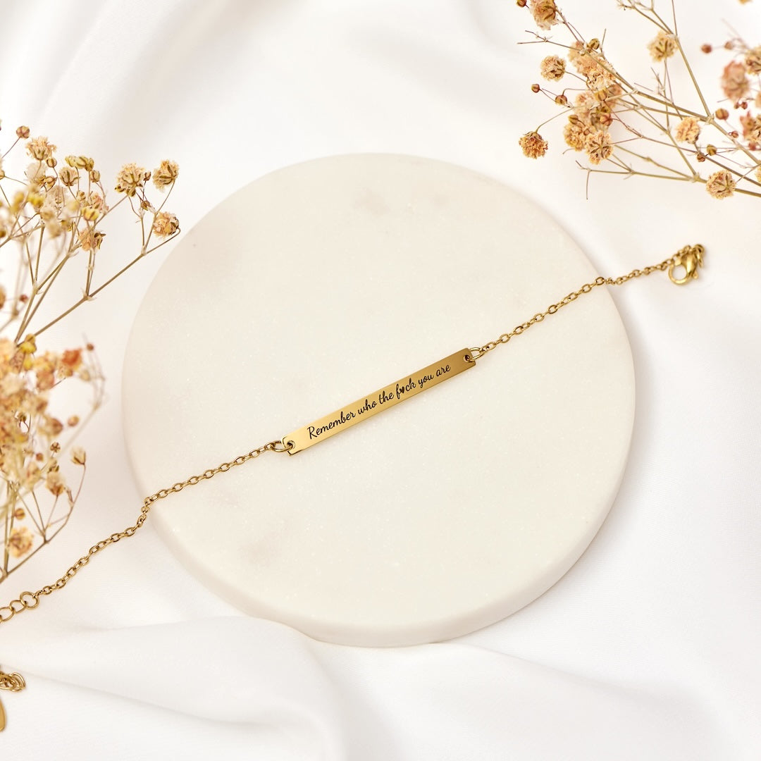 Edmonton Essence™ | Motivational Bar Bracelet