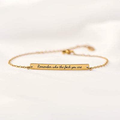 Edmonton Essence™ | Motivational Bar Bracelet