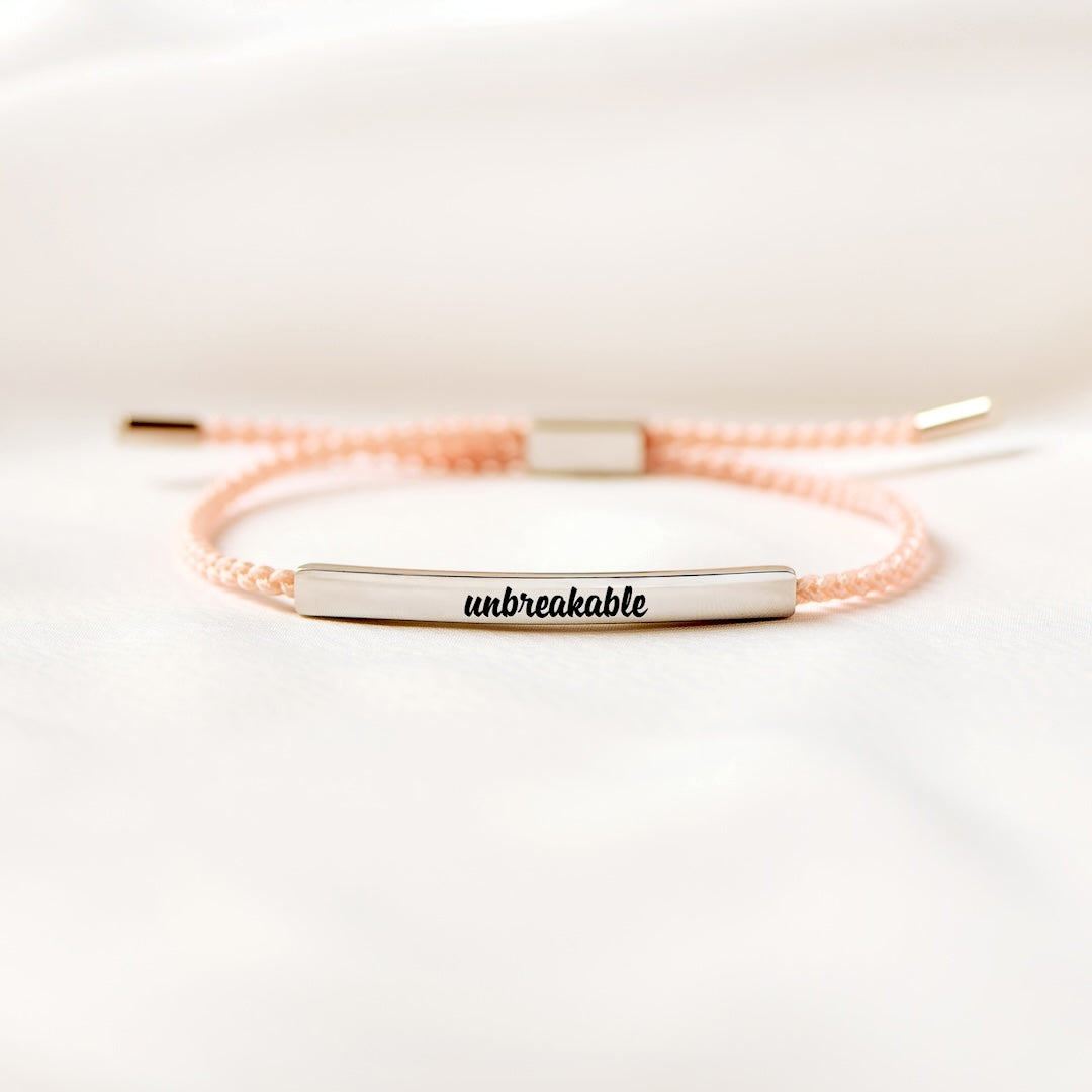 Edmonton Essence™ | Unbreakable Tube Bracelet  
A motivational bracelet for strength.