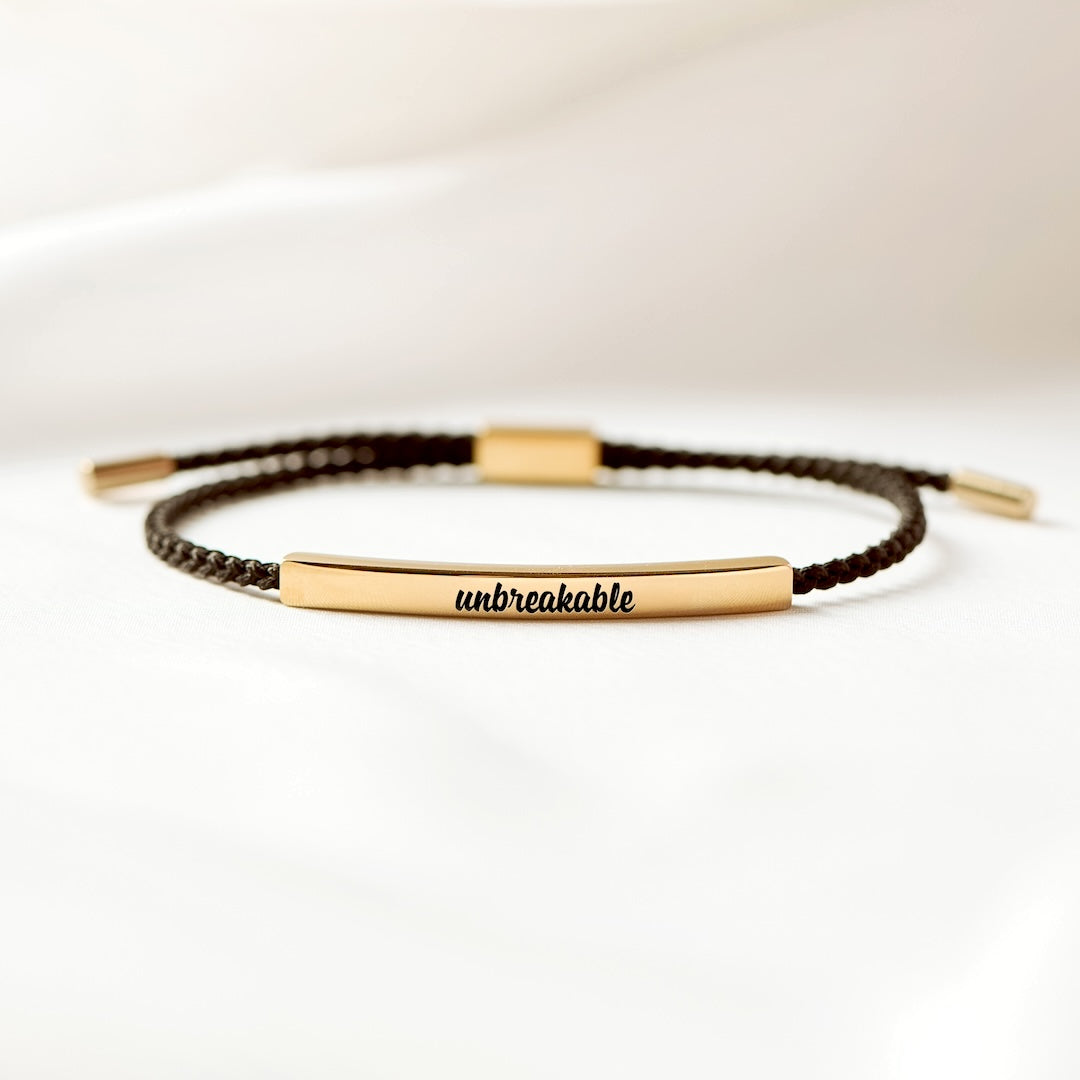 Edmonton Essence™ | Unbreakable Tube Bracelet  
A motivational bracelet for strength.