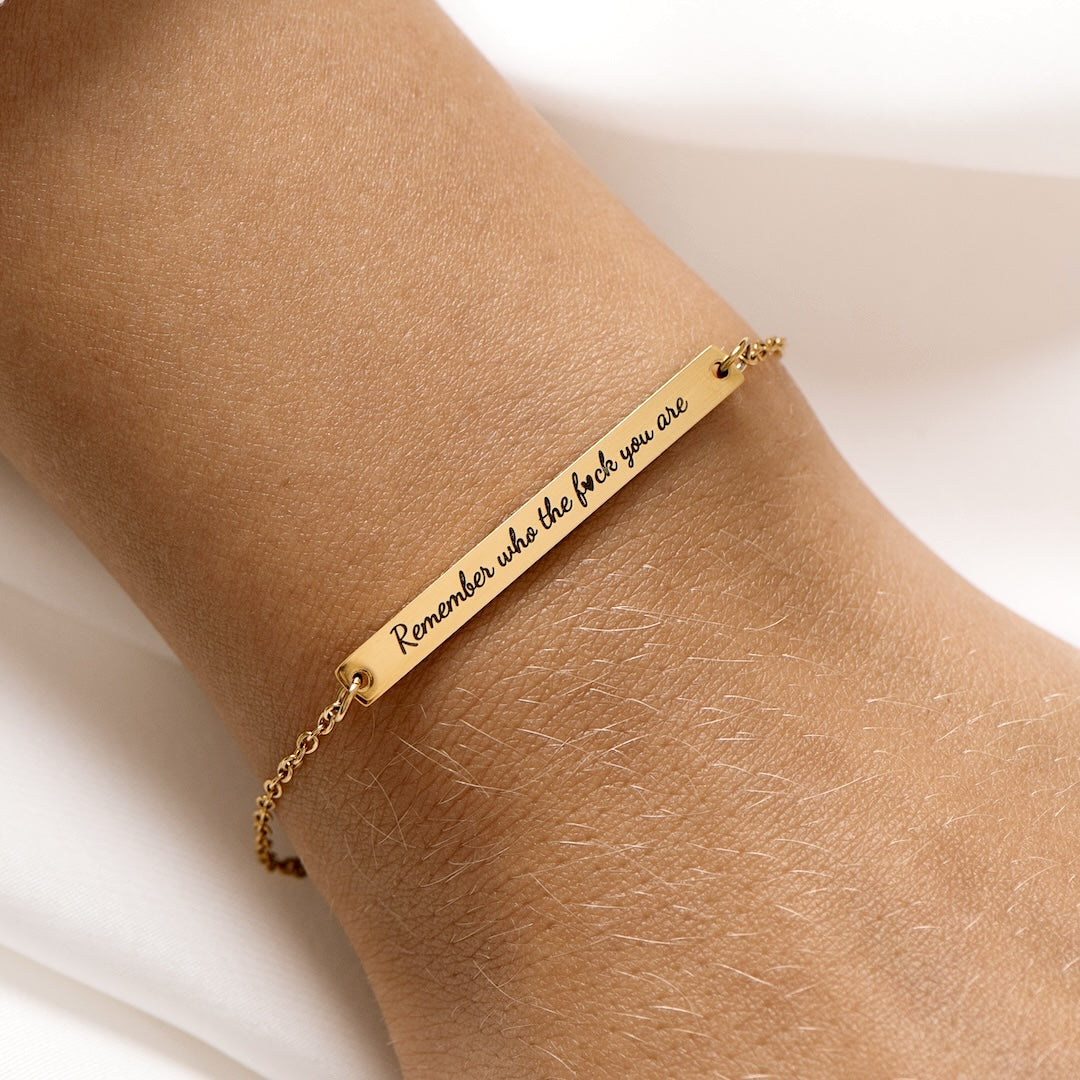 Edmonton Essence™ | Motivational Bar Bracelet