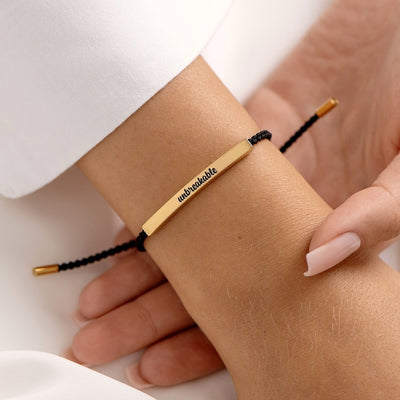 Edmonton Essence™ | Unbreakable Tube Bracelet  
A motivational bracelet for strength.