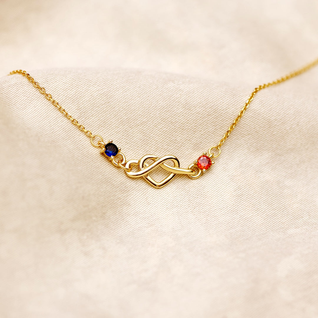Edmonton Essence™ | Heart Birthstone Bracelet