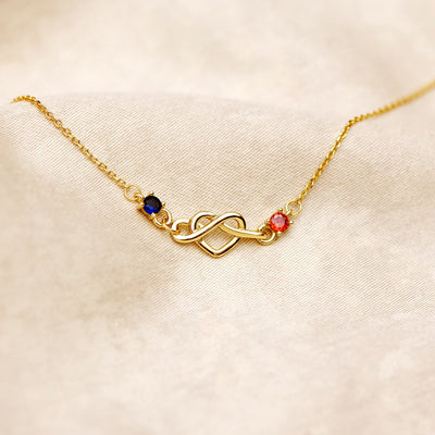Edmonton Essence™ | Heart Birthstone Bracelet