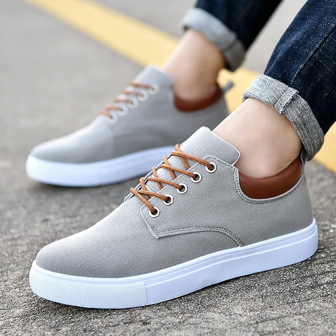 Leo | Baskets décontracté pour hommes | lacets