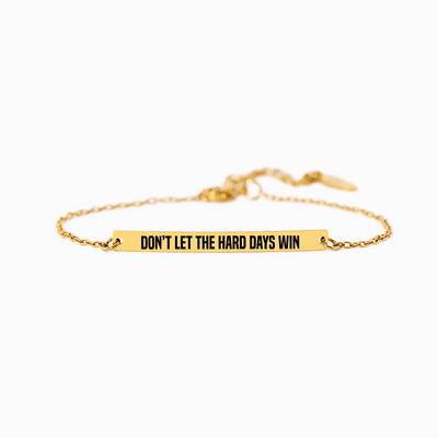 Edmonton Essence™ | Motivational Bar Bracelet  
A bracelet to inspire resilience.