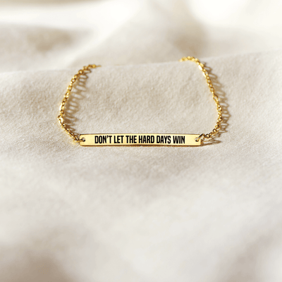 Edmonton Essence™ | Motivational Bar Bracelet  
A bracelet to inspire resilience.