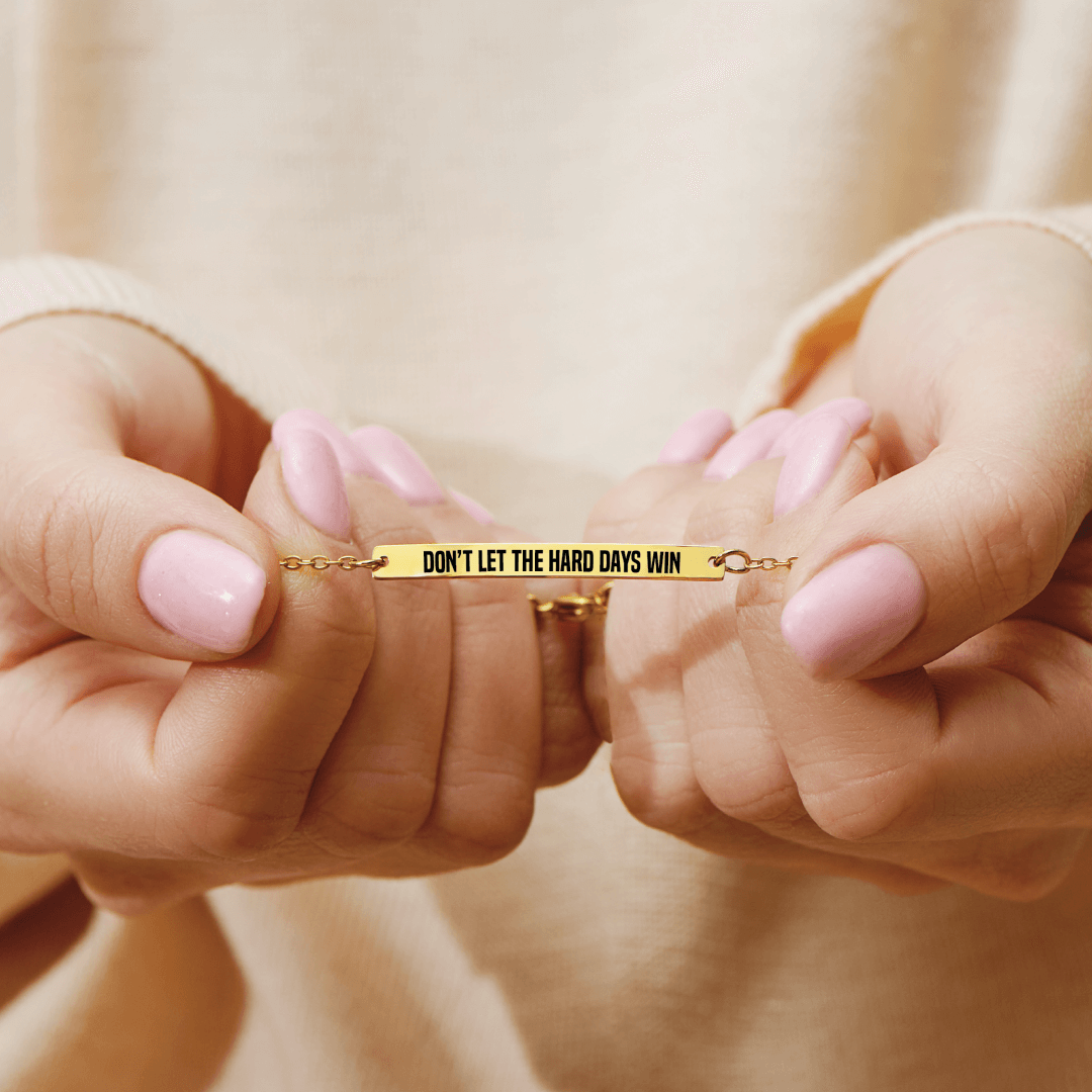 Edmonton Essence™ | Motivational Bar Bracelet  
A bracelet to inspire resilience.