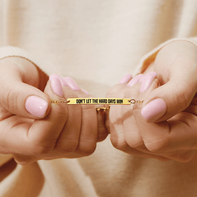 Edmonton Essence™ | Motivational Bar Bracelet  
A bracelet to inspire resilience.