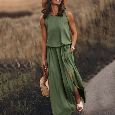Maëlle - Robe d'été élégante et intemporelle en coton