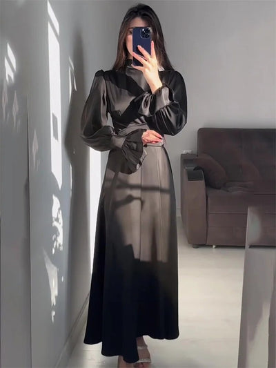 Selah | Robe Maxi Élégante Émeraude Majestueuse pour Femme