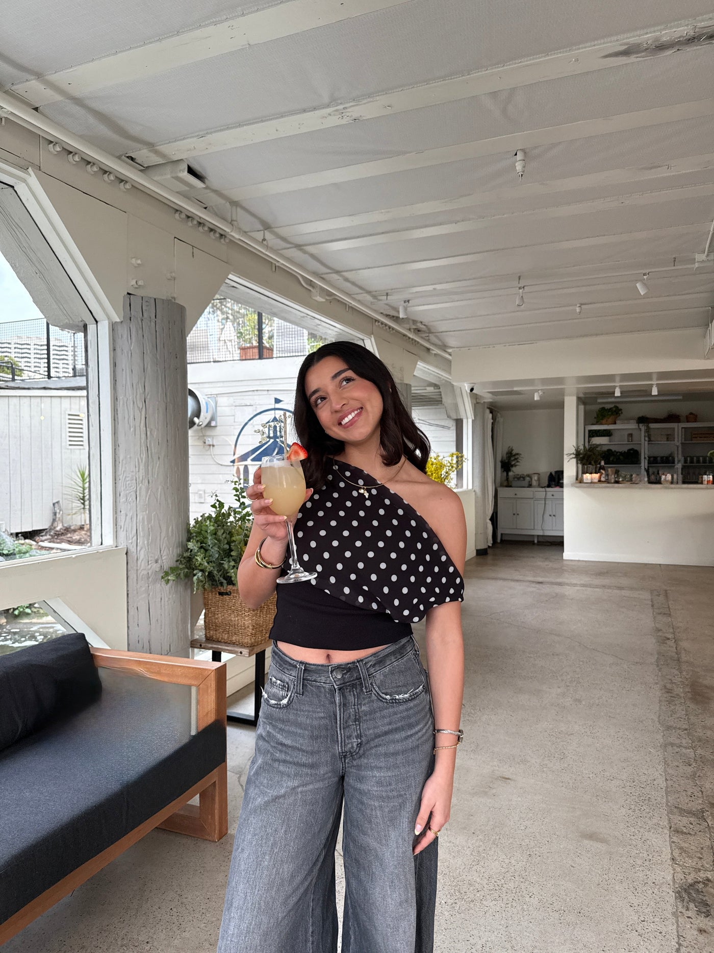 Ophélie | Top Points de Polka pour femme | chic