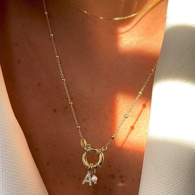 Collier Rosaire en Argent 925 avec Fermoir Anneau