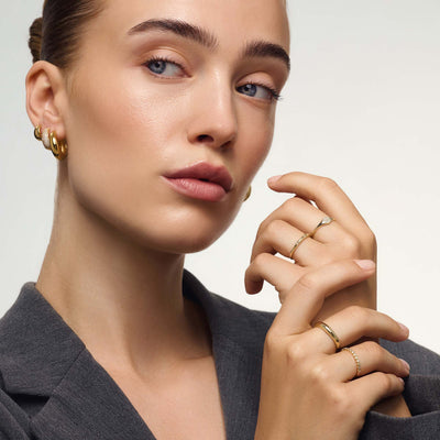Bague en Diamant | Or 14k