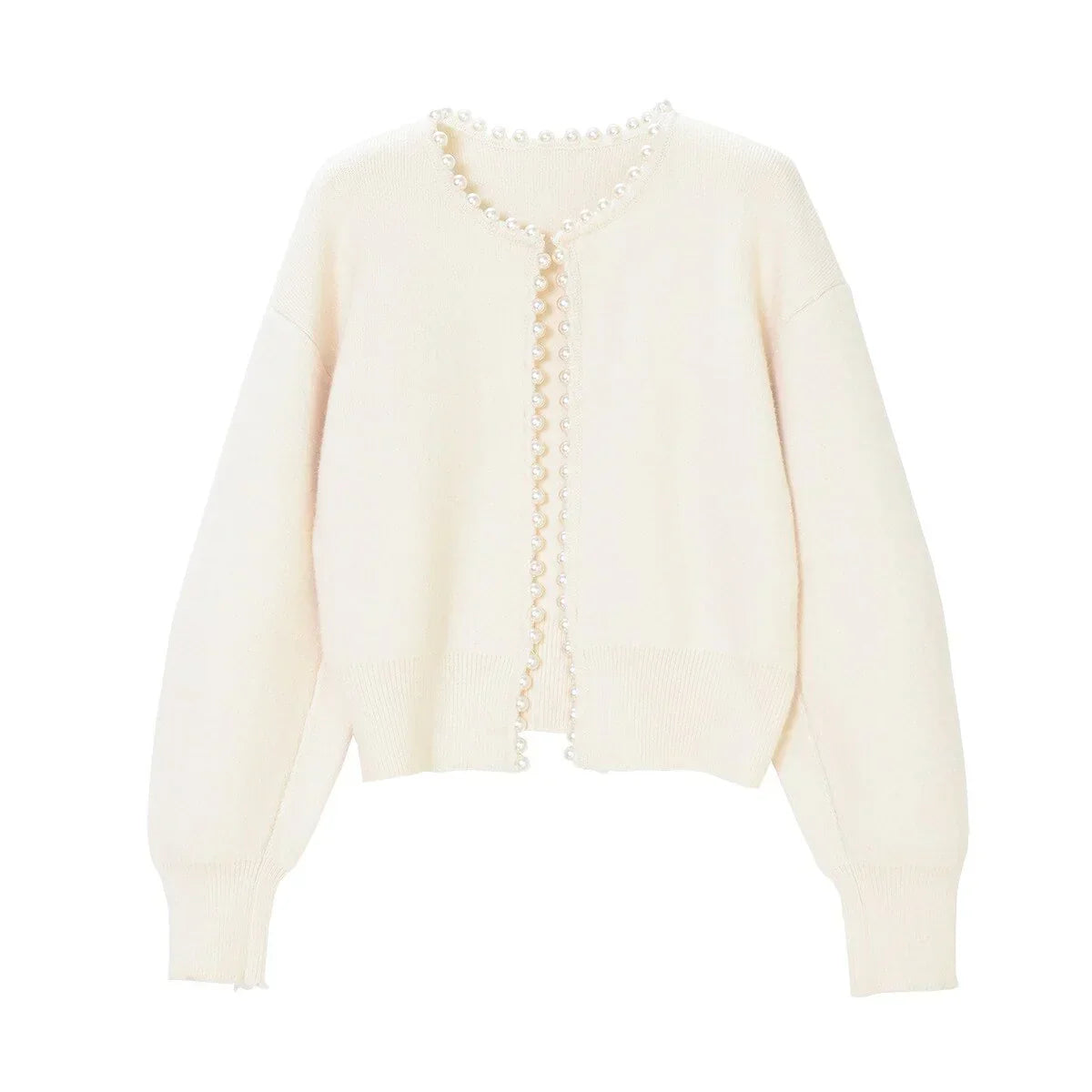 Aurélie - Cardigan perle