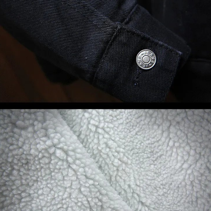 Veste en denim pour homme | Chaud