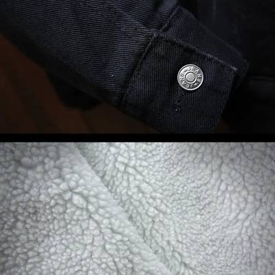 Veste en denim pour homme | Chaud