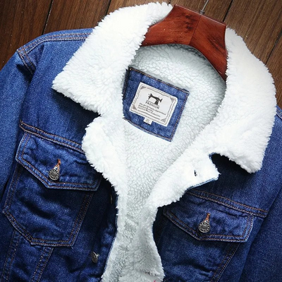 Veste en denim pour homme | Chaud