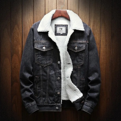 Veste en denim pour homme | Chaud